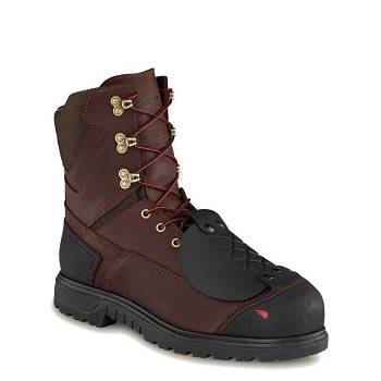 Red Wing Férfi Brnr XP 8-inch Waterproof Safety Toe Munkavédelmi Bakancs Barna